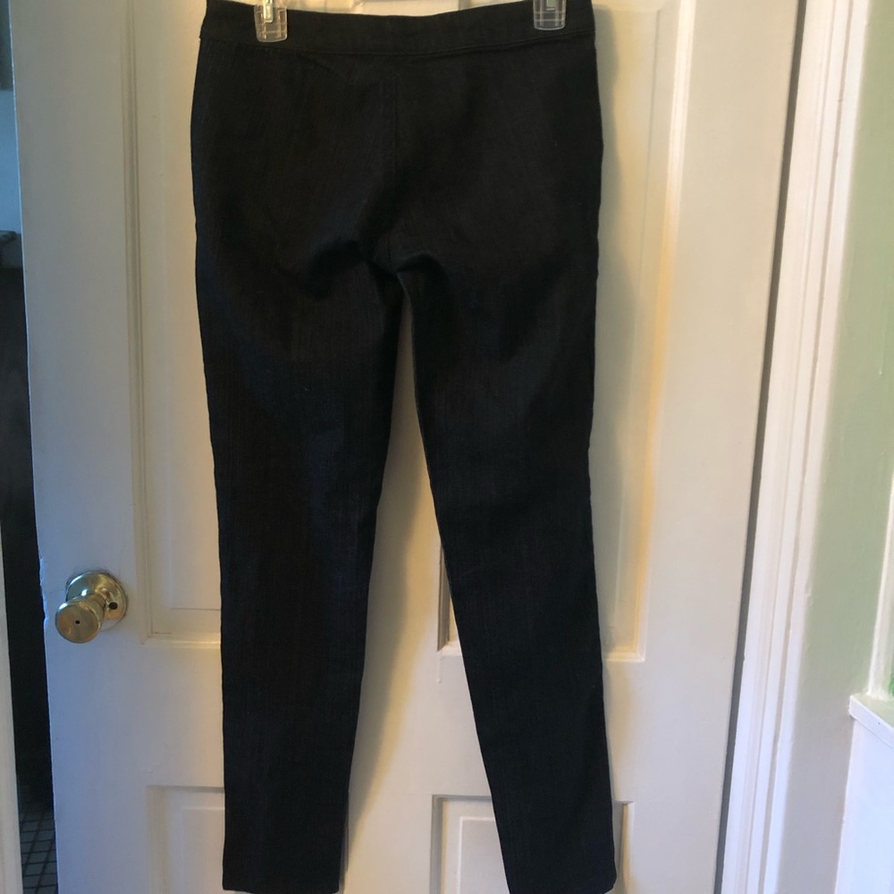 Black stretch denim jeans